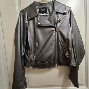 Torrid Women's Gray Faux Leather Jacket